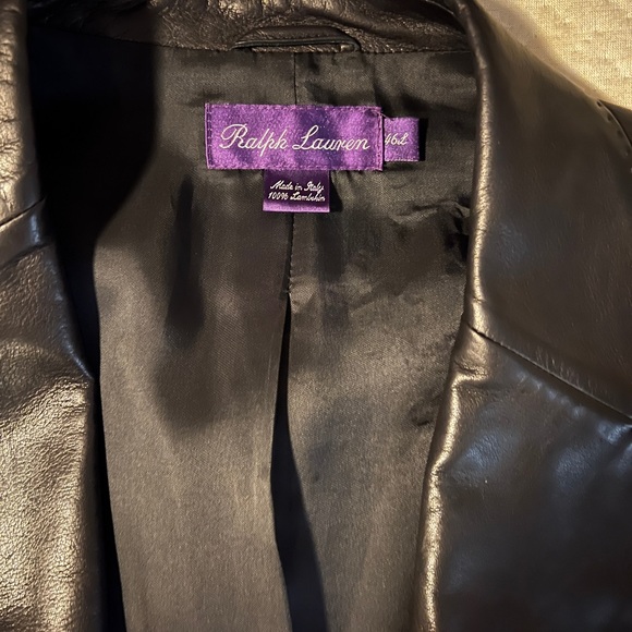 Ralph Lauren Purple Label Men’s Leather Jacket- New Without Tag - Picture 15 of 16